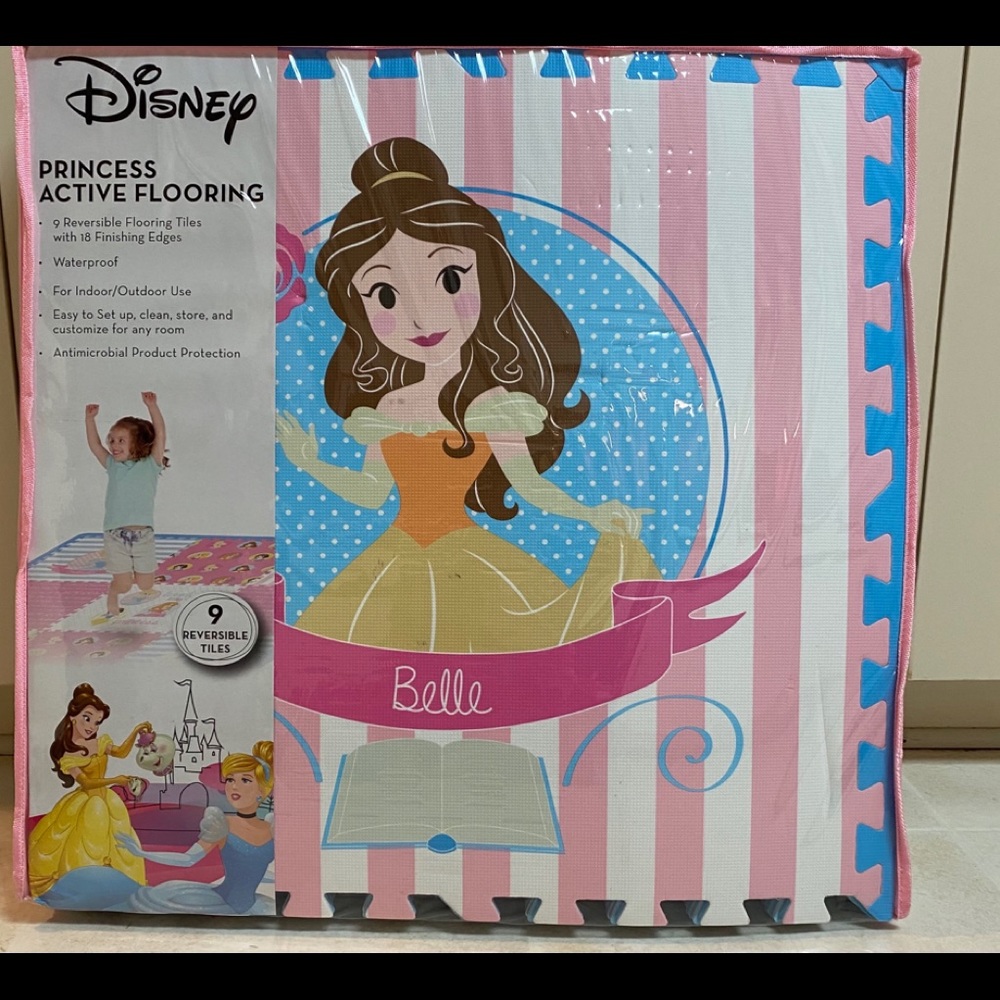 NWT Disney Princess active flooring tiles play mat